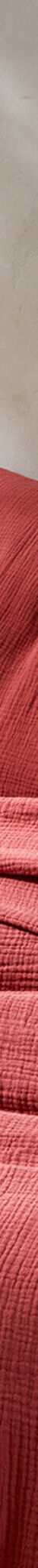 Linge de lit uni en triple gaze de coton (bois de rose) Linge de lit uni en triple gaze de coton (bois de rose)